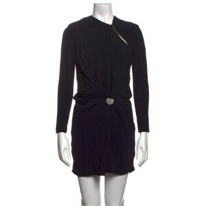 Alexander Wang Elegant Black Long Sleeve Dress